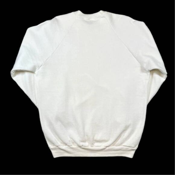 Jerzees Crewneck Christmas Winter Sweater in White Size XXL - Picture 2 of 2